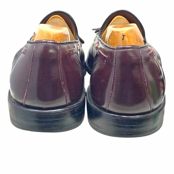 Allen Edmonds Grayson 8297‎ Burgundy Calfskin Tassel Loafers main image 4